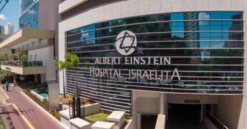 Hospital Israelita Albert Einstein (Morumbi, Perdizes, Alphaville) • Planos de Saúde Credenciados Foto da fachada do Hospital Israelita Albert Einstein em Morumbi, Perdizes, Alphaville — Planos de saúde que cobrem: Amil, Porto, SulAmérica, Bradesco, Alice, Omint