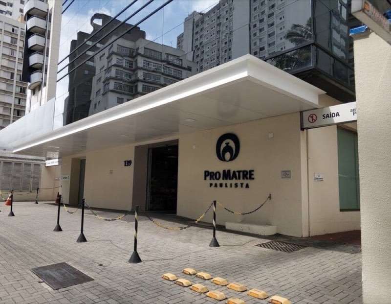 Hospital e Maternidade Pro Matre Paulista (Bela Vista) • Planos de Saúde Credenciados Foto da fachada do Hospital e Maternidade Pro Matre Paulista em Bela Vista — Planos de saúde que cobrem: Porto